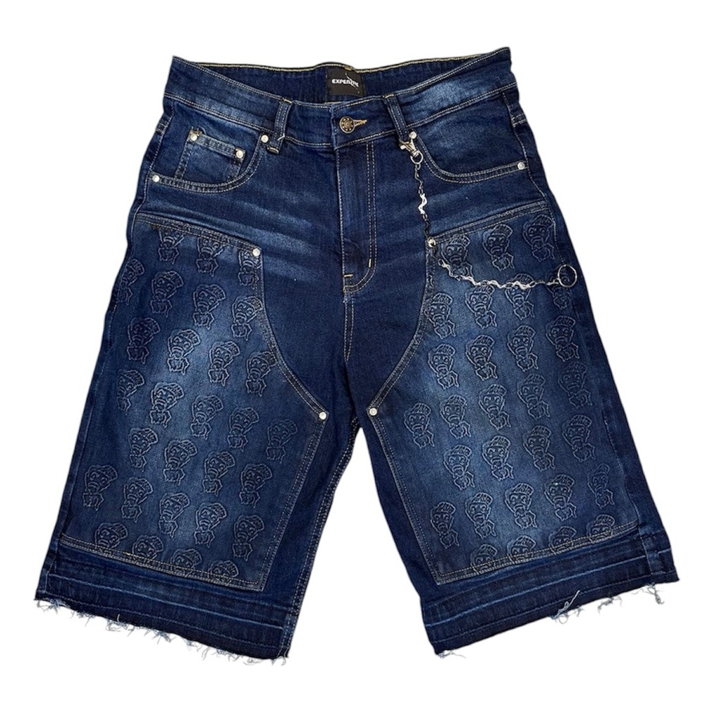 BLUE WORK DEINM SHORT